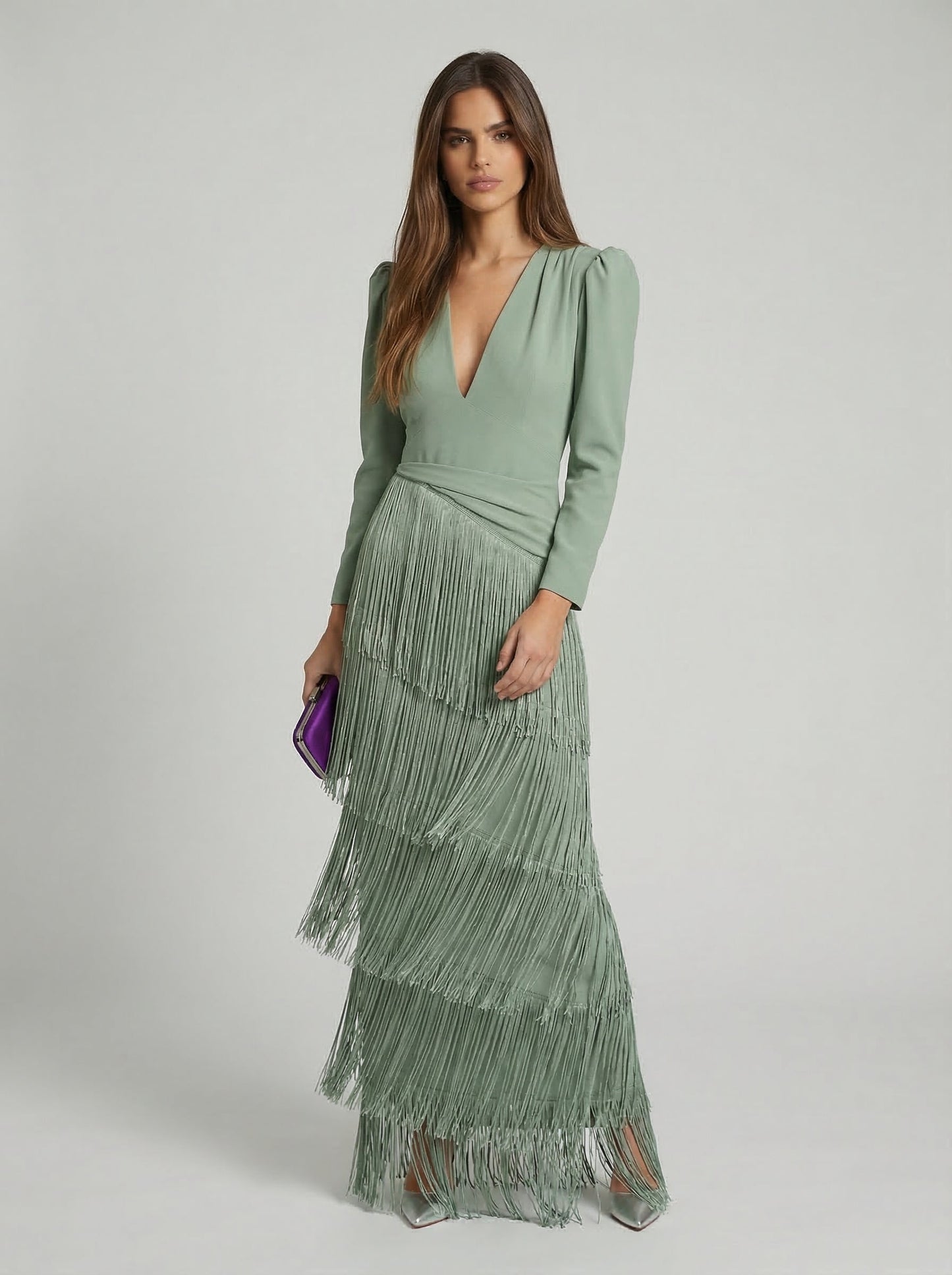 Salvia | Robe à franges