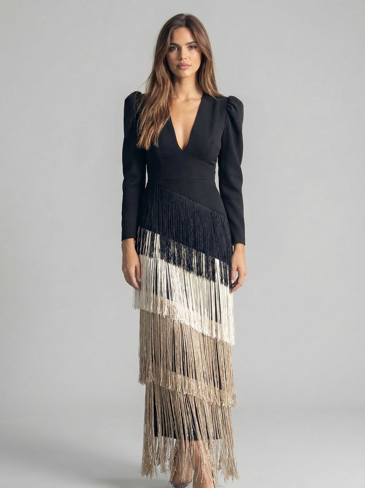 Salvia | Robe à franges