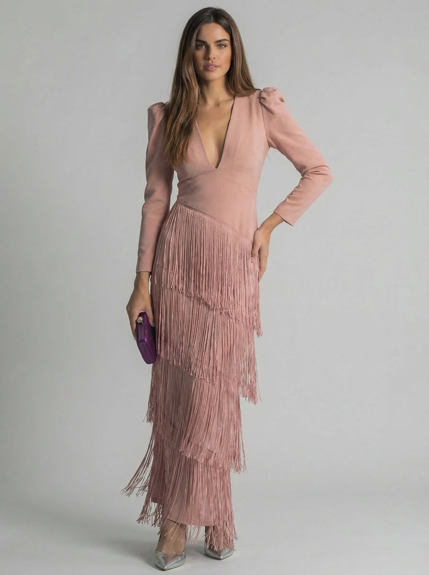Salvia | Robe à franges