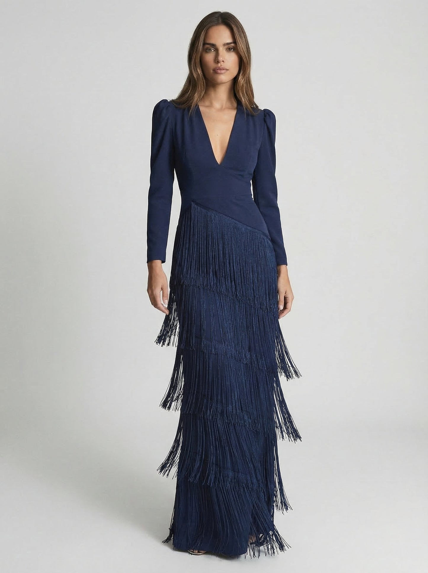 Salvia | Robe à franges