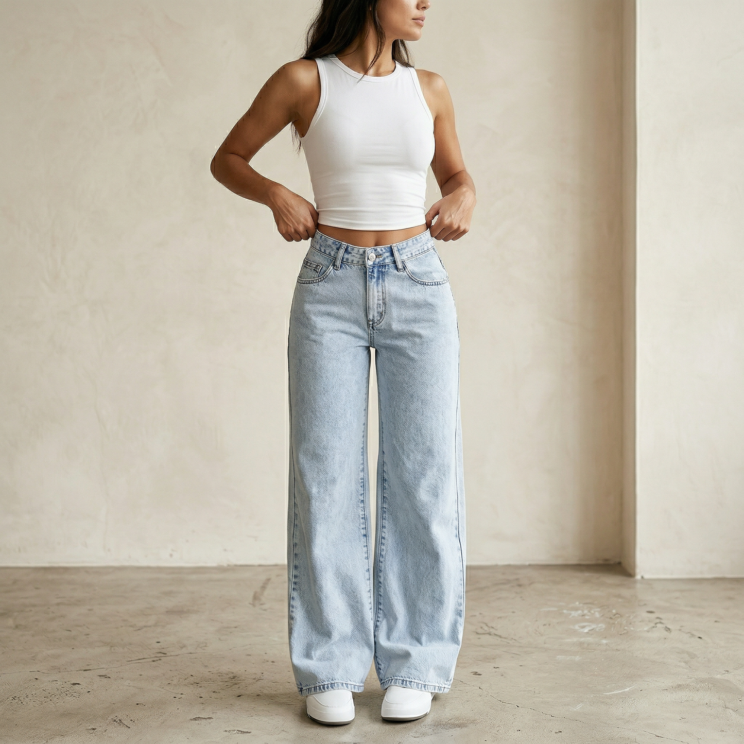 Pantalon large Luna