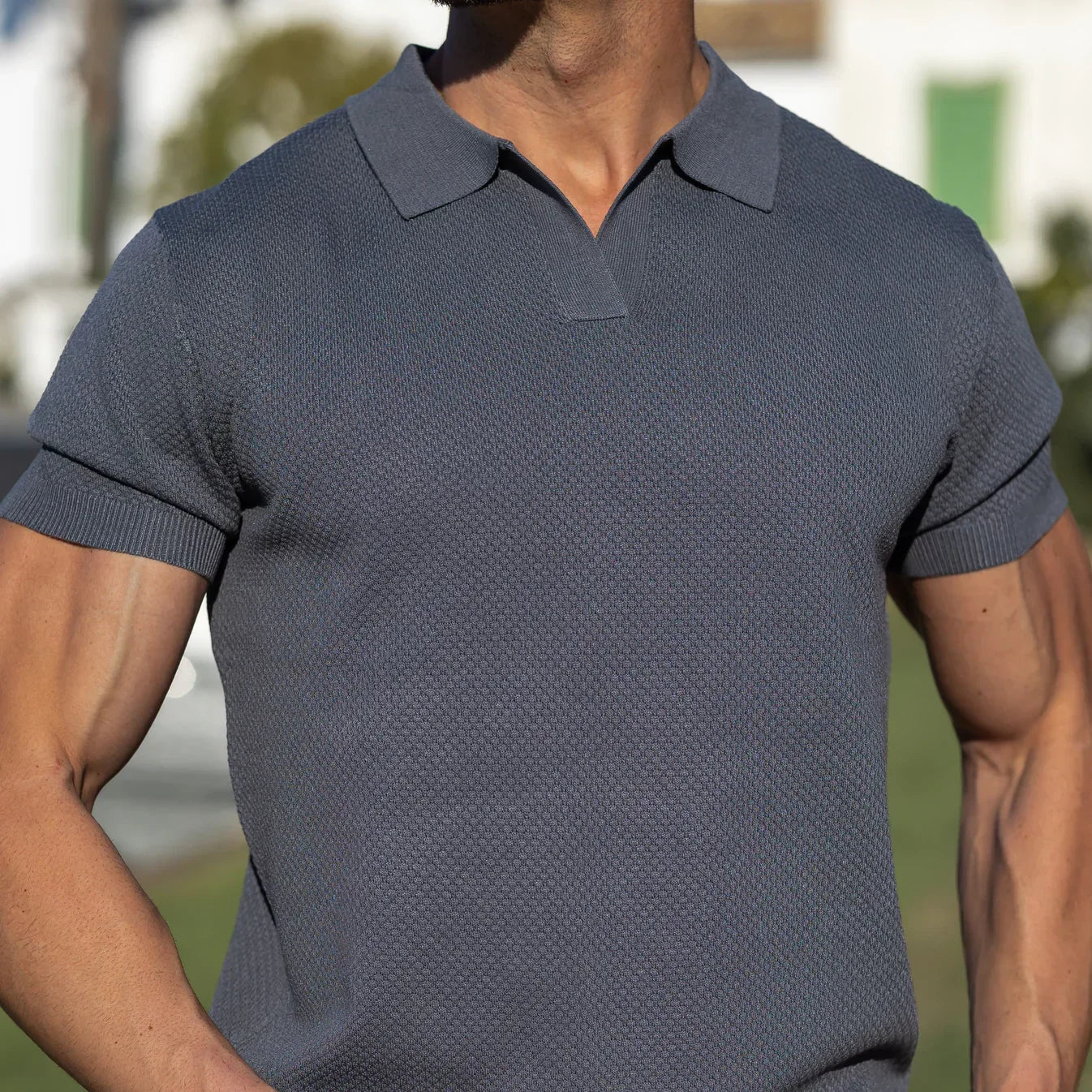 Polo CAPRI col en V