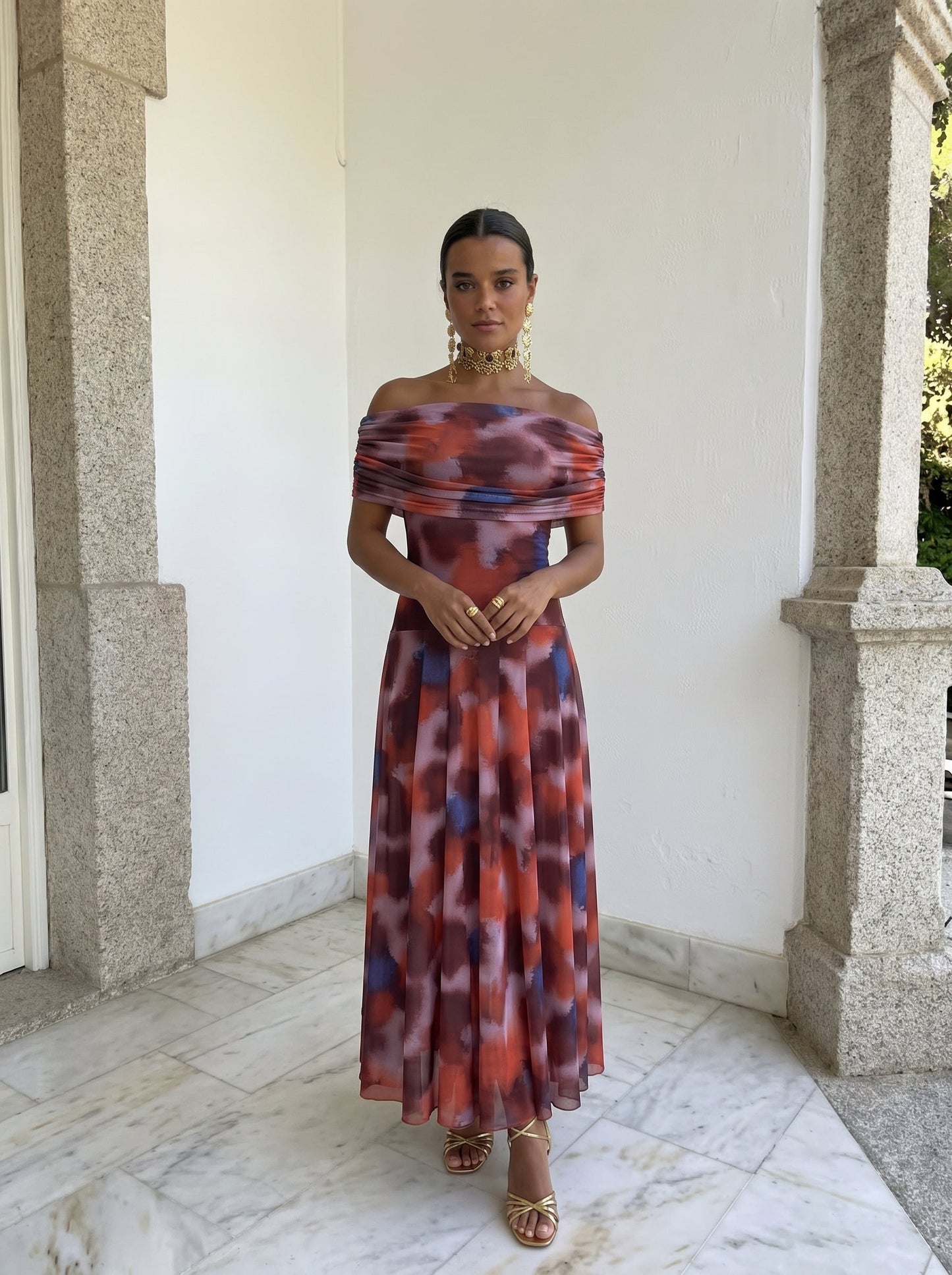Robe de Tolède avec imprimés