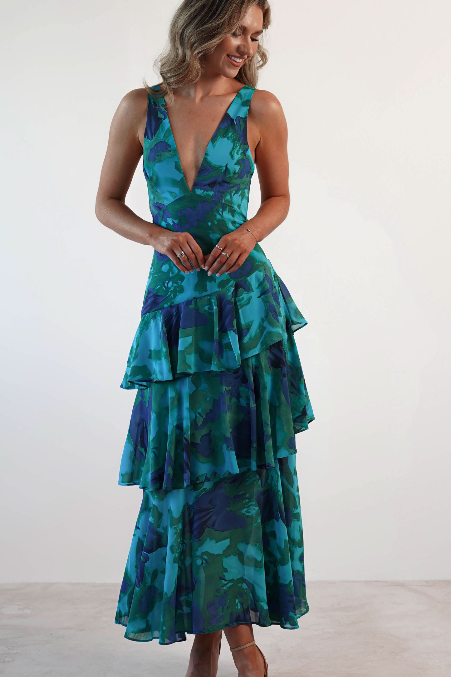 Eva | Robe mi-longue à volants