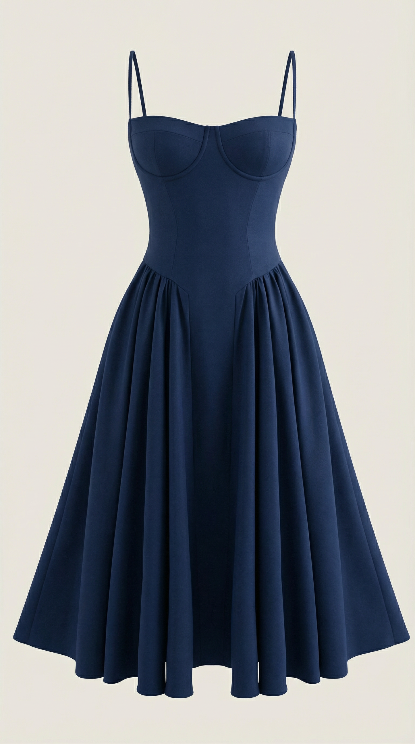 Elise | Robe midi à corset