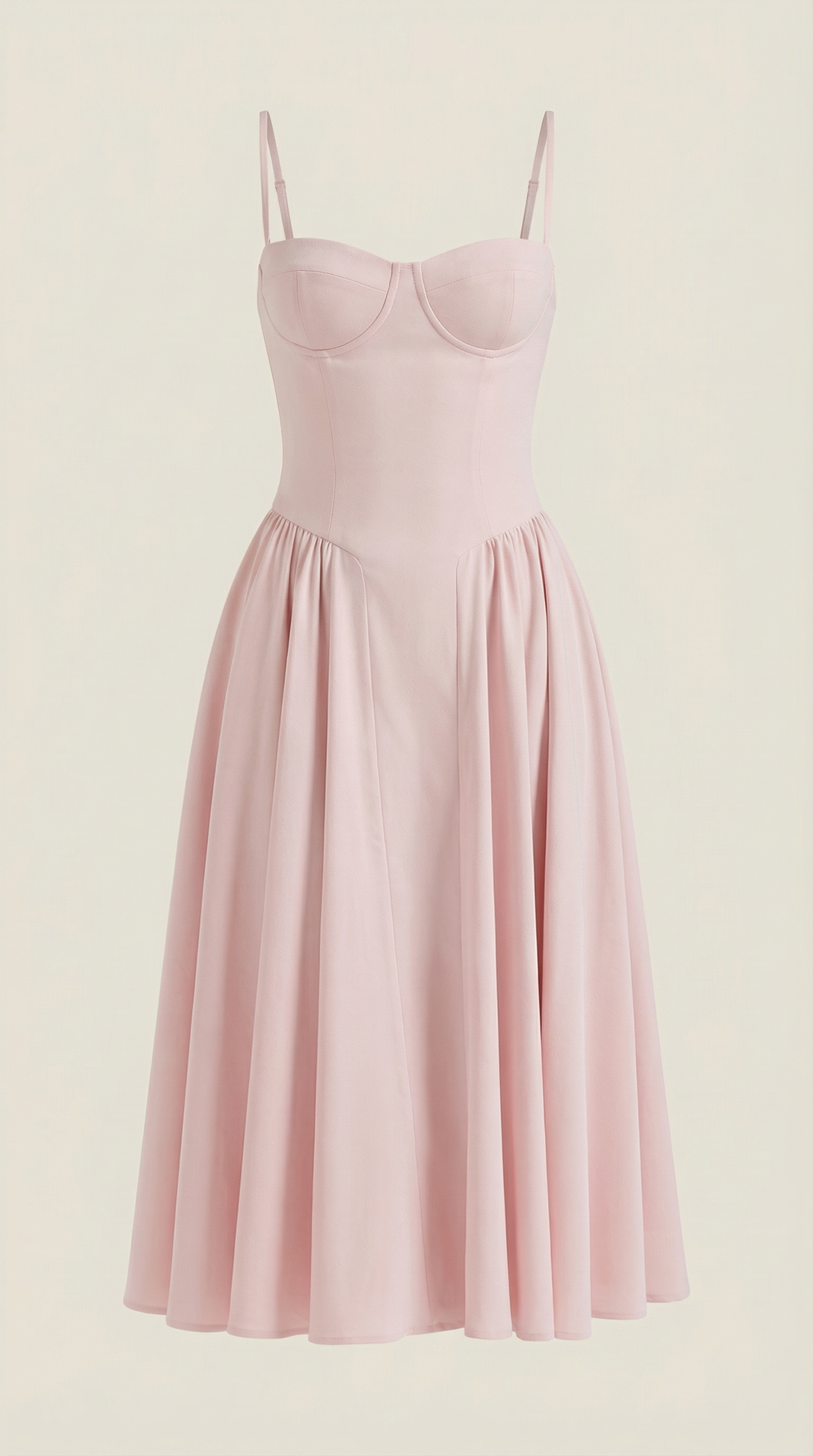 Elise | Robe midi à corset