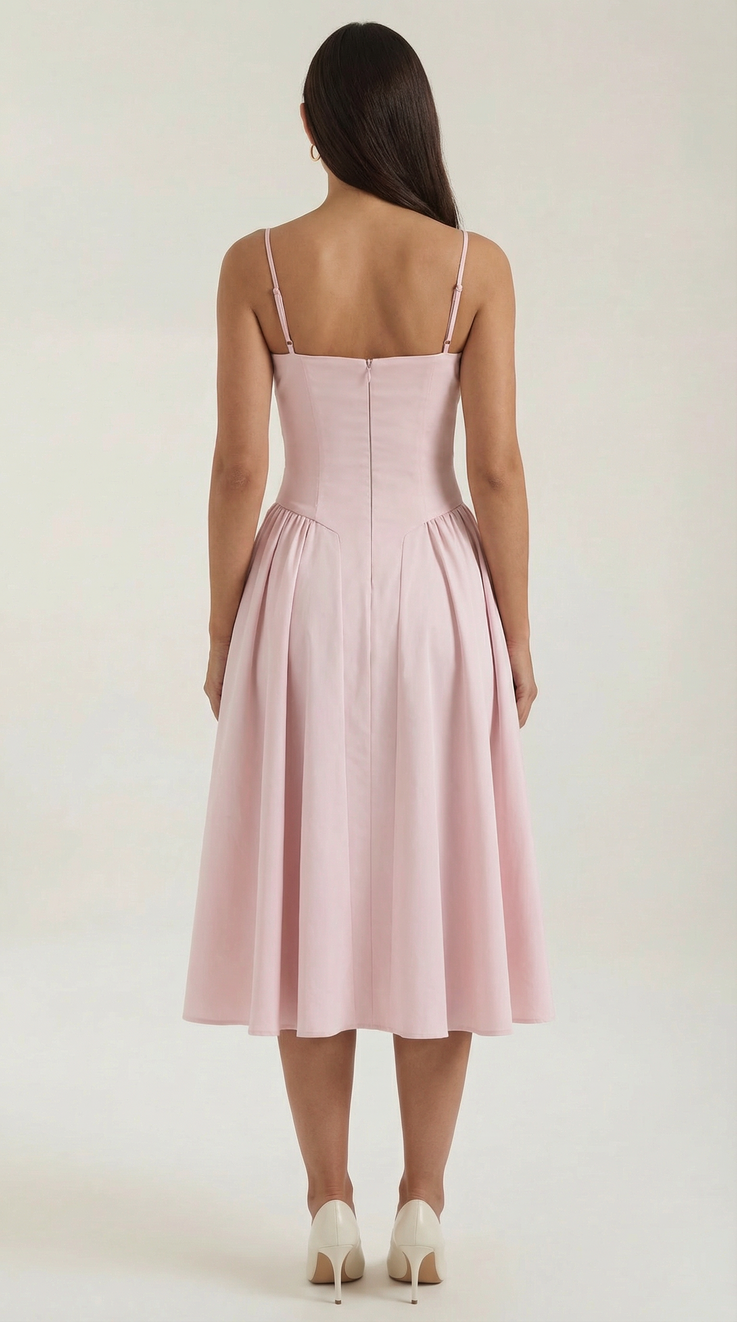 Elise | Robe midi à corset