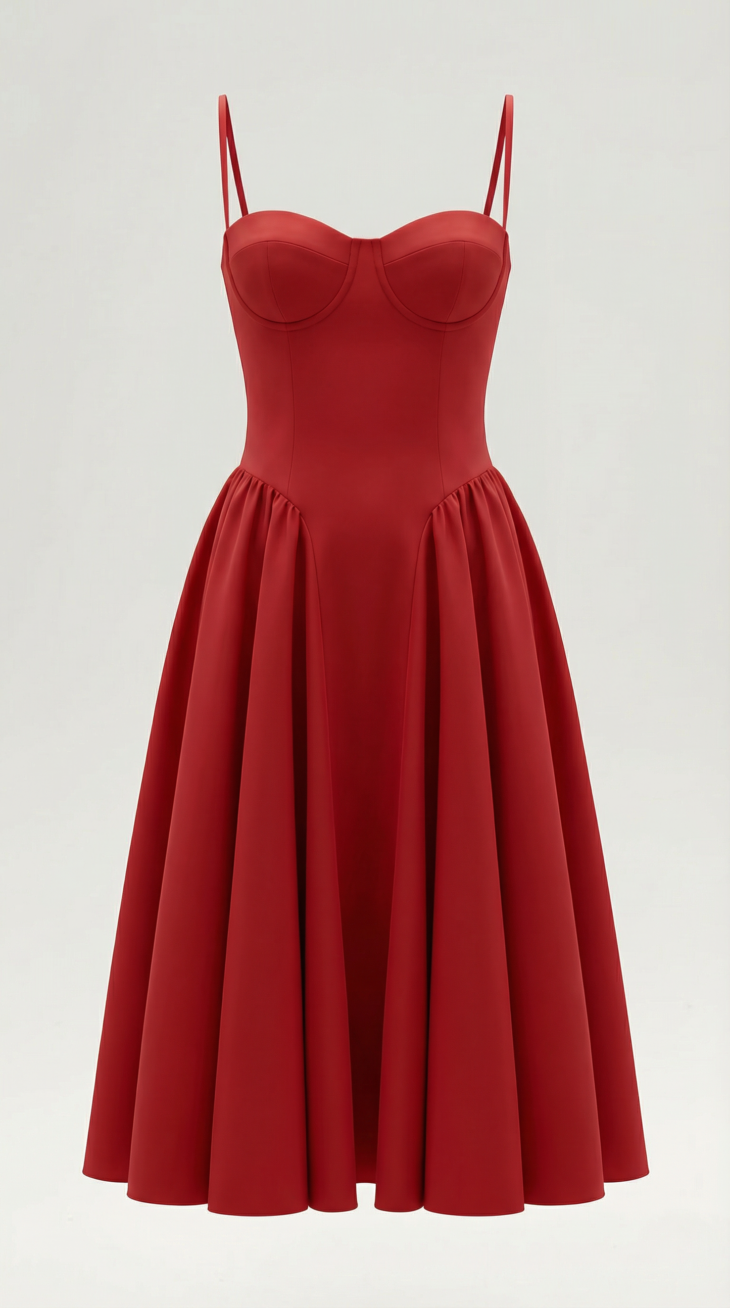 Elise | Robe midi à corset