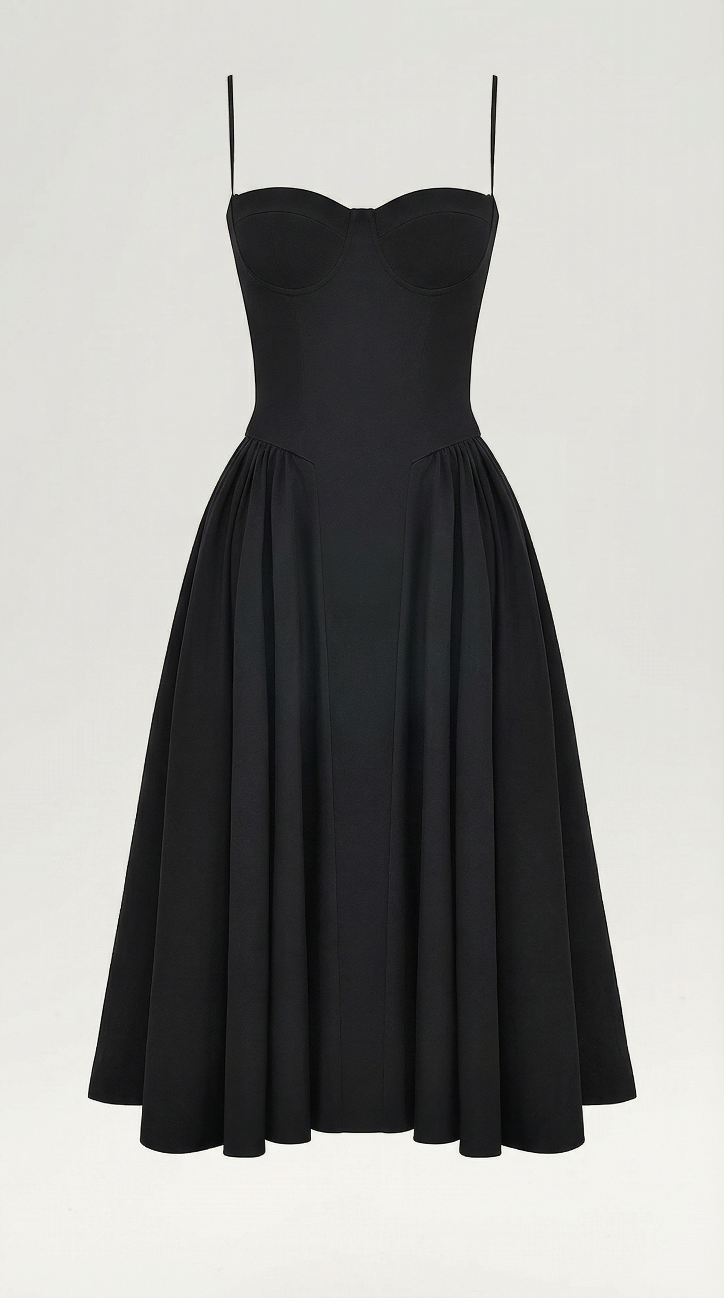 Elise | Robe midi à corset