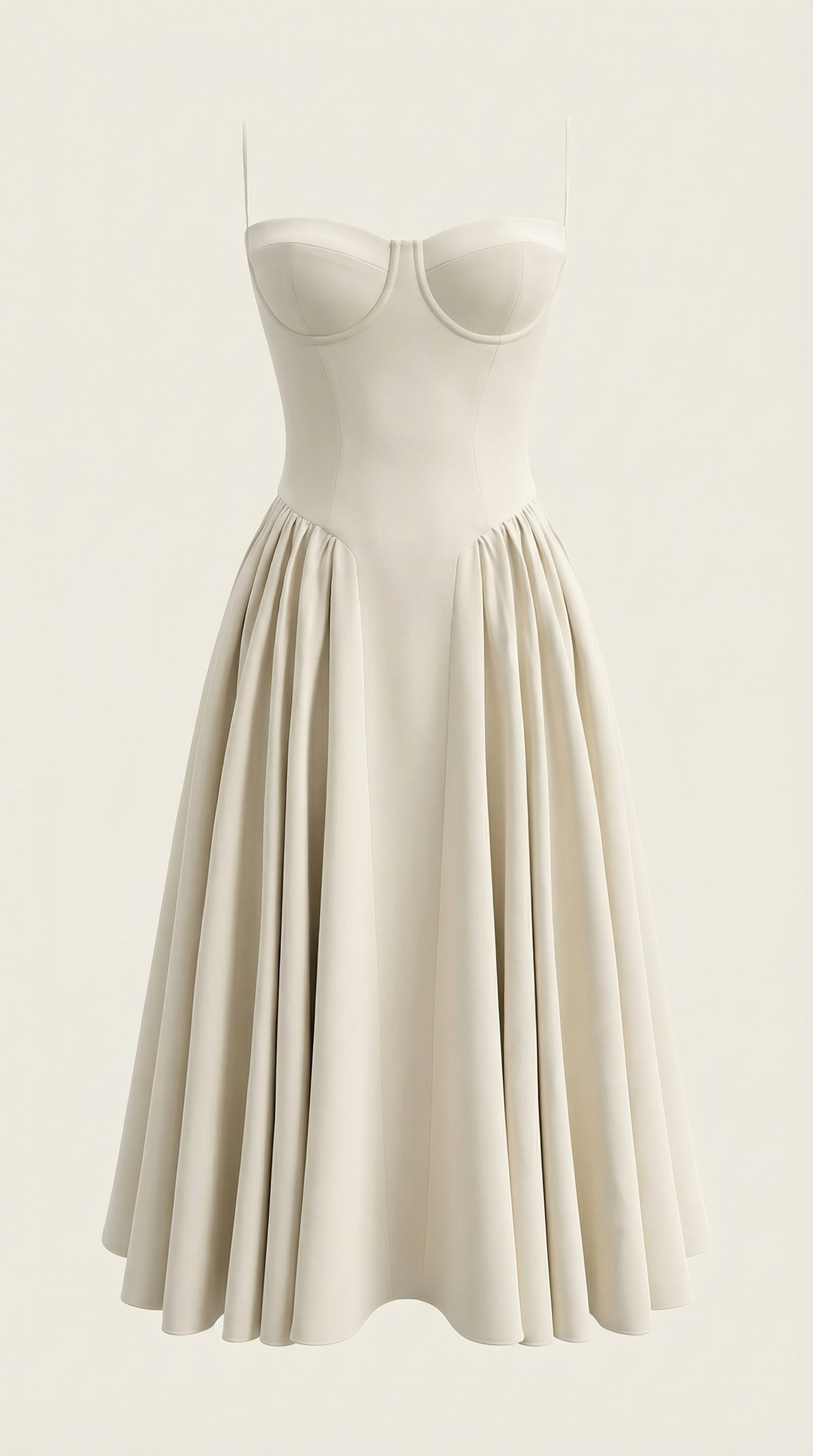Elise | Robe midi à corset