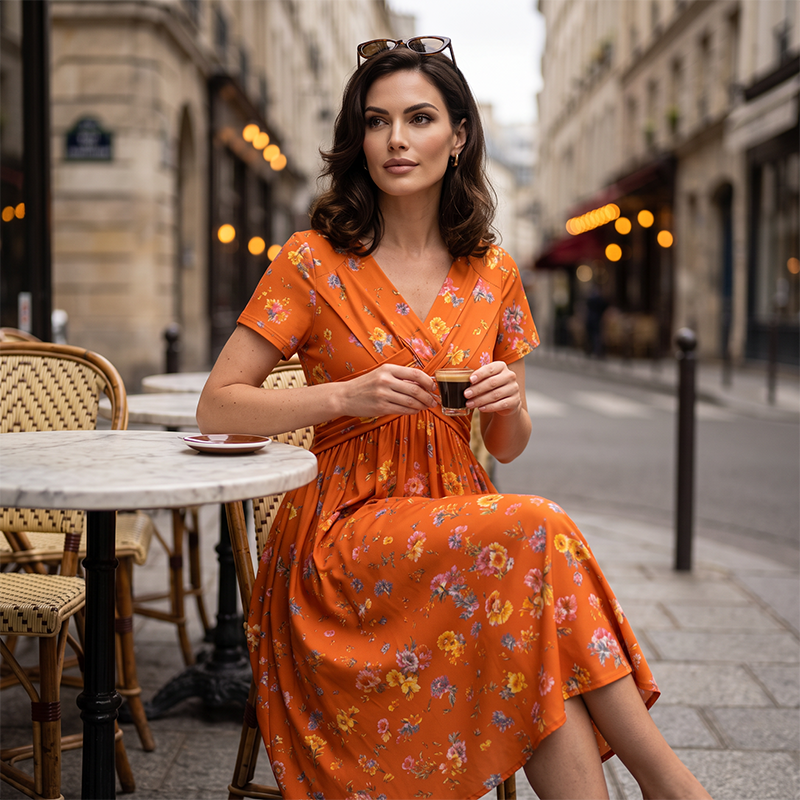 Robe midi Inma